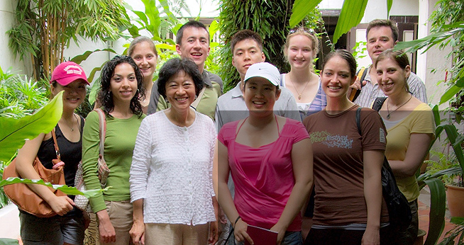 Students participating in the SIS Malaysia Study Abroad program.